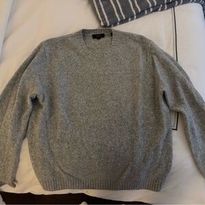 Vince Gray Knit Sweater Size Large